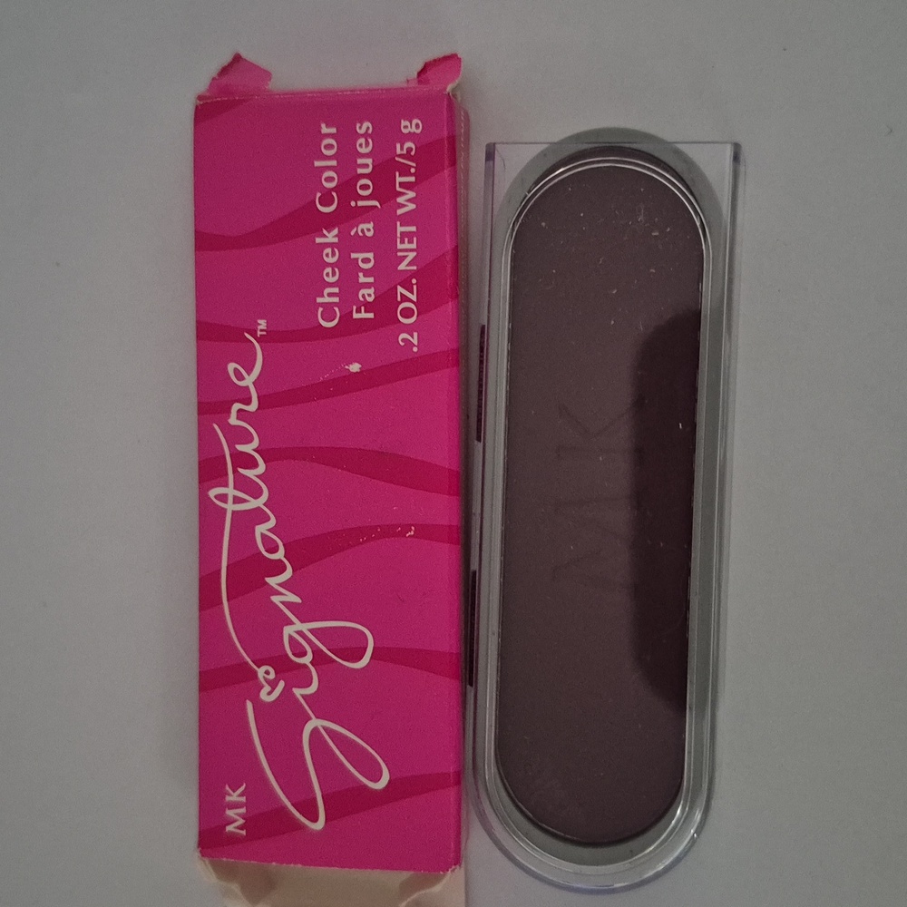Vintage Mary Kay MK Signature Cheek Color Eggplant Italy